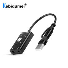 External Sound Card USB 2.0 Type C Stereo Microphone Adapter Professional Converter For MacBook Laptop Headset PC Speaker 2024 - buy cheap