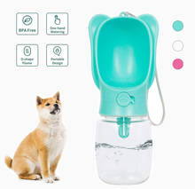 Botella de agua portátil para mascotas, dispensador de agua a prueba de fugas para perros, cachorros y gatos, tazón para beber al aire libre, alimentador, producto para mascotas 2024 - compra barato