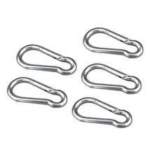 5PCS Snap Hook M5 M6 M7 M8 Stainless Steel 304 Karabiners Heavy Duty High Polished Carainer Snap Hook 2024 - buy cheap