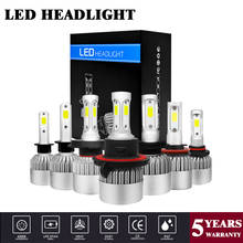 2PCS H4 LED H7 H11 H8 HB4 H1 H3 HB3 9006 9005 Auto S2 Car Headlight Bulbs Auto Headlamp Fog Light lamp 36W 8000LM led 2024 - buy cheap