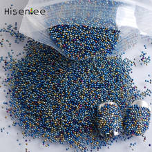 Fashion new 50g mini elf caviar beads micro glass beads rhinestones 3D charm DIY nail art manicure decoration 2024 - buy cheap
