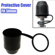 1X PVC Black Tow Bar Ball Towball Cover Cap Towing Hitch Trailer Protection Cap 2024 - buy cheap