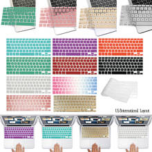 Laptop Keyboard Cover for Apple Macbook 12" (A1534) /Pro 13" A1708 Multicolor Silicone Keyboard Cover Waterproof Protecter Film 2024 - buy cheap