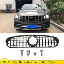 For GLC Class Grille Car Front Bumper Upper Grille Grill For Mercedes For Benz GLC Class W253 GLC300 GLC350 GLC43 2020 2024 - buy cheap