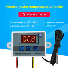 Temperature Controller 220V 10A Microcomputer Digital Thermostat Digital Switch LED + Probe Temperature Measurement 2024 - buy cheap