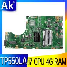 Новый SAMXINNO TP550LA Материнская плата For Asus TP550LA TP550LJ TP550LD TP550LN материнская плата 100% тестирование OK i5-4200/4210U 4G Оперативная память GM 2024 - купить недорого