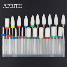 APRITH 20 Type Ceramic Nail Drill Bit Manicure for Machine Rotary Milling Cutter Electric Nail Drill Accessories Nail Art Tools 2024 - buy cheap