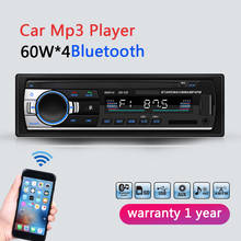 Bluetooth in-dash 1-din rádio carro mp3 player estéreo tela led transmissor fm aux usb sd carro mp3 multimídia leitor de música JSD-520 2024 - compre barato