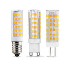 No Flicker 5W 7W 9W 12W 15W Led Ceramic bulb Mini Corn Lamp G9 G4 E14 AC220V 230V SMD2835 Energy Saving Replace Halogen Lamp 2024 - buy cheap