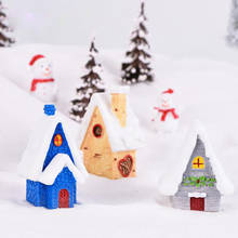 Европейский стиль, Рождественская конфета, снежный домик, милый мини рождественский дом, ручная работа, микро пейзаж, вилла, дом, украшения для дома 2024 - купить недорого