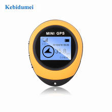 KEBIDU-minirreceptor de navegación GPS, localizador portátil de localización al aire libre con cadena, grabadora de seguimiento recargable por USB 2024 - compra barato