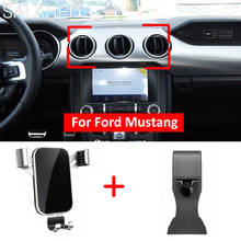 Mobile Phone Holder Clip Mount For Ford Mustang 2015 2016-2018 Interior Dashboard Support Car Accessories Mobile Phone Holder 2024 - buy cheap