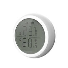 Zigbee 3,0 беспроводной датчик температуры Tuya и Smart Life App контроль температуры и влажности 2024 - купить недорого