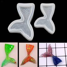 Beauty Fish Tail Silicone Mold for Jewelry Resin Making DIY Craft Jewelry Tools 2024 - buy cheap