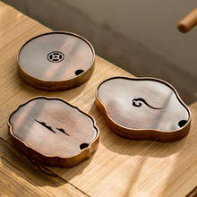 Natural bamboo tea trays tea table handmade pot holder tea platters kung fu tea accessories 2024 - buy cheap