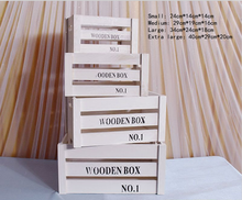 Caja de almacenamiento de marco de madera retro Para Boda, accesorios de decoración de boda de bosque antiguo y ventana, adornos creativos, nueva 2024 - compra barato