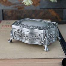 Size S Vintage Metal Jewelry Box Trinkets Storeage Box Organizer Gift Packing Case 2024 - buy cheap