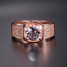 Акция! Мужское кольцо из серебра 100% пробы и розового золота, размеры 8-13 2024 - купить недорого
