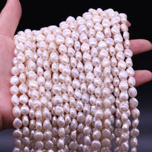 Freshwater Pearl For Jewelry Making Coin Loose Beads 8-9 MM DIY Necklace Bracelet Handiwork Sewing Craft Accessory 2024 - buy cheap