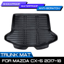 For Mazda CX-5 CX5 2017 2018 Mud Pad Kick Guard Protector Replace Cargo Liner Boot Mat Rear Trunk Liner Cargo Floor Tray Carpet 2024 - buy cheap