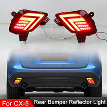 For Mazda CX-5 CX5 2012-2016 LED Rear Bumper Reflector Lamp Driving Warning Light Brake Light Turn Signal Tail Light Assembly 2024 - buy cheap