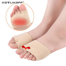 KOTLIKOFF Metatarsal Sleeve Pads Half Toe Bunion Sole Forefoot Gel Pads Cushion Half Sock Supports Prevent Calluses Blisters 2024 - buy cheap