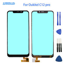 Tela de toque para oukitel c12/c12 pro, painel de tela de toque, digitalizador, vidro frontal, sensor de lente, acessórios de ferramentas para celular 2024 - compre barato