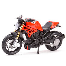 Maisto 1:18 Ducati-Monster1200S статические литые автомобили, коллекционные хобби модель мотоцикла, игрушки 2024 - купить недорого