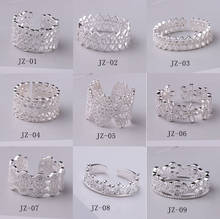 S925 Silver Finger Rings For Women Personality Lace Mesh Wedding Ring Anillos Mujer Bague Femme Korea Engagement Jewelry Gifts 2024 - buy cheap