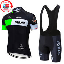 STRAVA Cycling Sets Bike uniform Summer Cycling Jersey Set Road Bicycle Jerseys MTB Bicycle Wear Breathable Cycling Clothing 2024 - buy cheap
