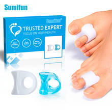 12pcs Blue White Soft Silicone Gel Hallux Valgus Bunion Spacers Overlapping Thumb Corrector Toe Separator Foot Care Tool Support 2024 - buy cheap
