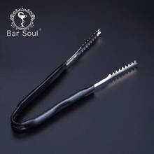 Bar Soul Ice Clip Stainless Steel Barbecue BBQ Clip Bread Food Ice Clamp Ice Tongs Bar Kitchen Accessories Bar Tools 2024 - buy cheap
