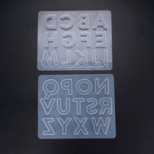 Letter Mold Alphabet Silicone Molds Initial Mold Large Clear Resin Mold Epoxy Resin Craft Supplies for Jewelry 2024 - buy cheap