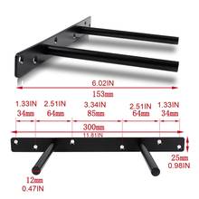 Suporte de prateleira oculta com parafusos, suporte duplo em forma de t, invisível, para armazenamento, banheiro e cozinha m7da 2024 - compre barato