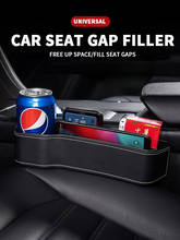 Car Organizer Universal Seat Side Storage box Wallet Case Card phone holder In Car Gap car Split Slot accessories interior 2024 - buy cheap