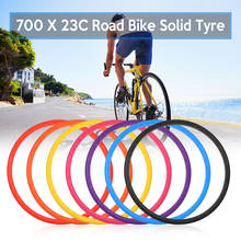 Bike Solid Tire 700x23C Road Bike Cycling Tubeless Tyre Wheel Puncture-proof Free inflatable Bicycle Tires Bicycle Accessories 2024 - buy cheap