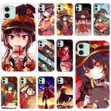 Anime Konosuba Megumin Silicone Phone Case for Apple iPhone 13 12 Mini 11 Pro XS Max X XR 6 6S 7 8 Plus 5 SE 2020 Soft Cover 2024 - buy cheap