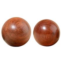 2x 6cm/5cm Wooden Stress Baoding Ball Health Exercise Handball Finger Massage Chinese Health Meditation Relaxation 2022 - buy cheap