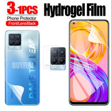 Hydrogel Film 1-3PCS phone glass screen camera For Oppo Realme 8 Pro Screen Protector Camera for realme 7 pro 8 pro phone film 2024 - buy cheap