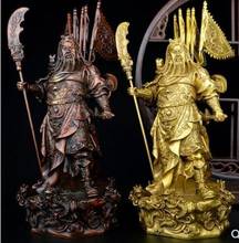 Estátua de faixa de bronze chinês, 90cm /70cm/53cm/49cm/38cm/25cm, suporte de bronze 9 dragon head warrior god guangong guanyu 2024 - compre barato