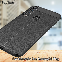 Para funda Motorola Moto G8 Play funda moda Lichee funda híbrida resistente de silicona para Motorola G8 Play funda para Moto G8 Play 2024 - compra barato