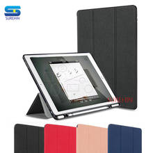 Surehin-capa protetora de silicone para ipad apple 10.2, estojo protetor macio para ipad air 10.5, capa com suporte para lápis 2024 - compre barato