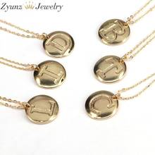 10PCS, Dainty Initial Necklace Gold Color Letter Name Choker Necklace For Women Pendant Jewelry Gift 2024 - buy cheap