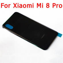 Original voltar capa de bateria para xiaomi mi 8 pro volta caso capa de habitação com adhensive peças reposição 2024 - compre barato