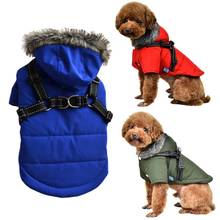 Ropa de invierno para perros pequeños, traje cálido para cachorros, traje de Bulldog Francés, abrigo, chaqueta impermeable para Chihuahua 2024 - compra barato