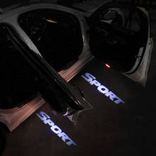 Светодиодный дверной прожектор с логотипом автомобиля для Nissan SPORT Qashqai j11 J10 Juke X-trail Tiida note almera primera pathfinder 2024 - купить недорого
