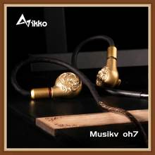 IKKO OH7 Musikv Flagship Nano Carbon Dynamic Large Establishment MMCX Detachable HiFi Music Monitor Copper Earphone Earbuds 2024 - buy cheap