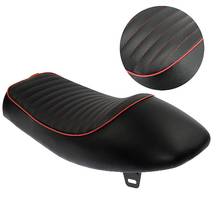 Motorcycle Universal Vintage Cafe Racer Seat Retro Saddle Black&Red For Honda CB CG 125 For Yamaha SR 2024 - buy cheap