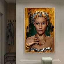 Moderno preto africano nu mulher pintura a óleo sobre tela cartazes e impressões escandinavo arte da parede imagem para sala de estar decoração 2024 - compre barato