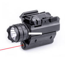 M008A 2 in 1 Red Dot Laser Sight + LED Hunting Laser Gun light 250 Lumen Tactical Weapon Light Flashlight Torch For Pistol Gun 2024 - buy cheap
